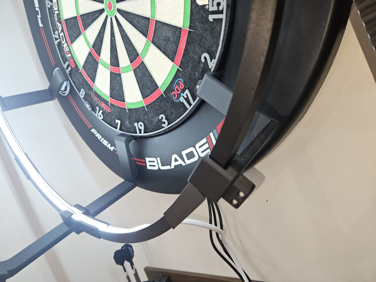 Camera arm joint with the LED ring